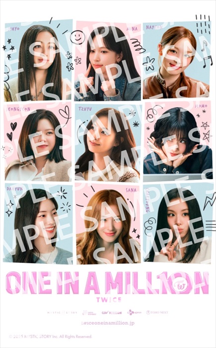 TWICE one in a million 韓国上映　入場特典 ONE IN A MILL10N』ファン待望の入場者プレゼント第2弾も発表！｜Cinem